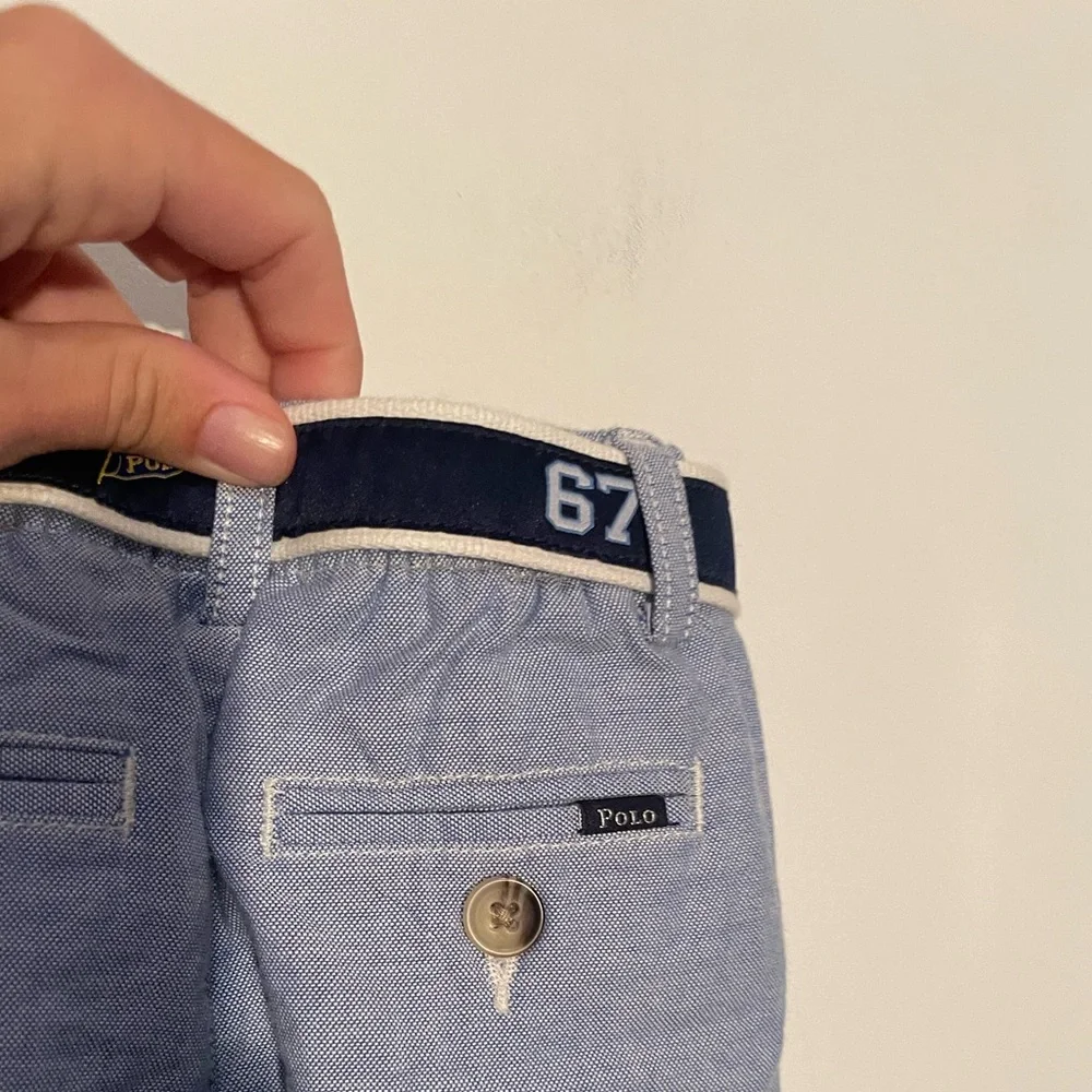 Ralph Lauren‎ Light Bluecotton blend Pants 9months with belt
